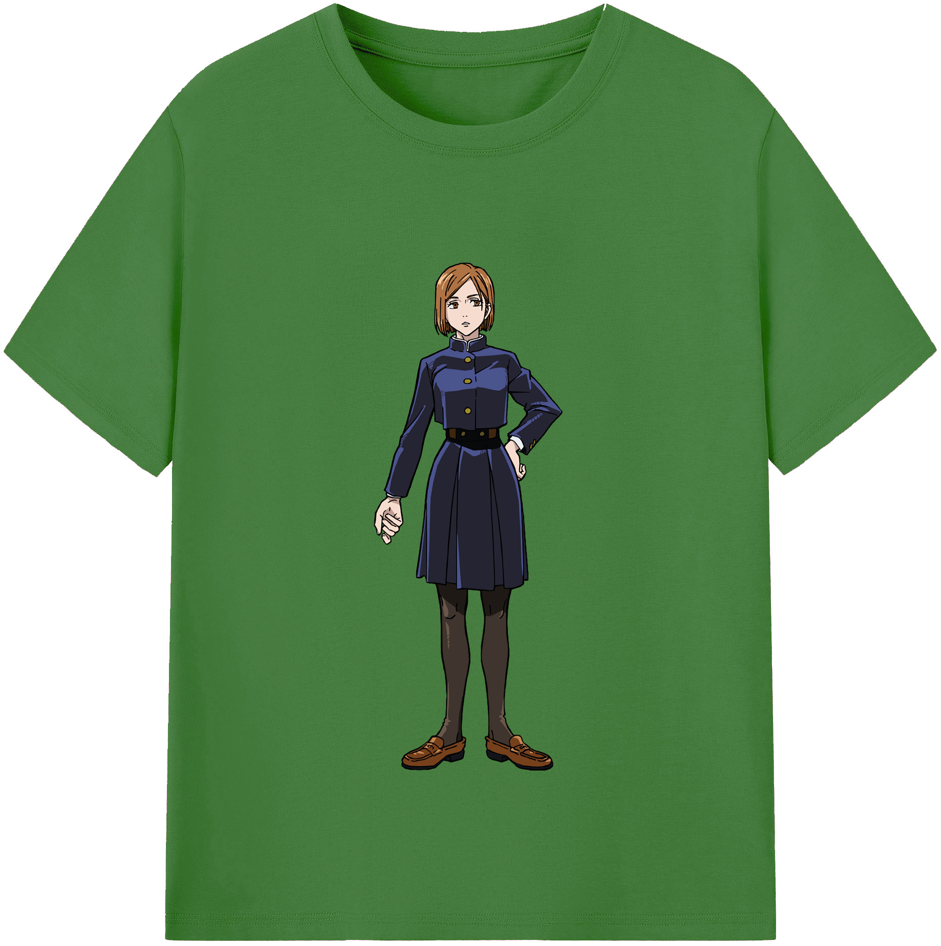 （画像用） 呪術廻戦 Jujutsu Kaisen レディースカジュアルプリントTシャツ（綿100％）